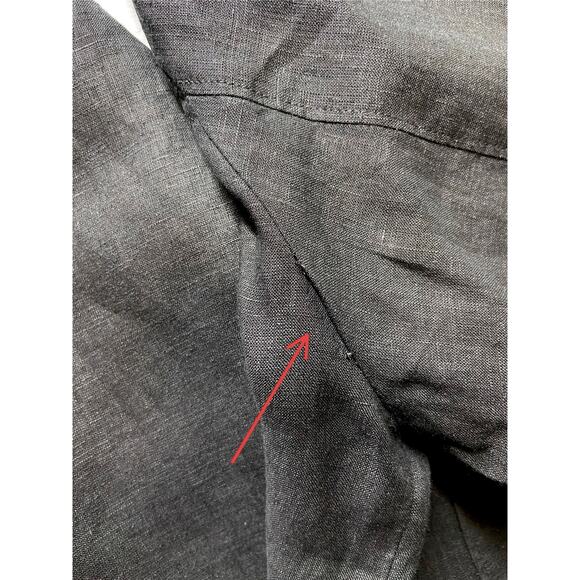 Eileen Fisher Linen Blouse Size XL - Picture 3 of 7